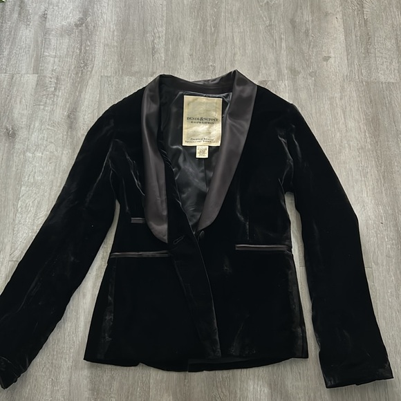 Vintage Ralph Lauren Velvet Blazer - Picture 2 of 3